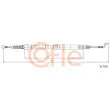 Tirette à câble, frein de stationnement COFLE 92.10.7393 - Visuel 1