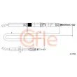 Tirette à câble, frein de stationnement COFLE 92.10.7589 - Visuel 1