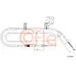Tirette à câble, frein de stationnement COFLE 92.10.9041 - Visuel 1