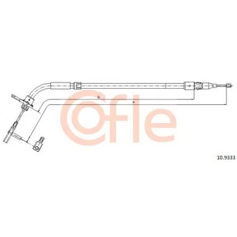 Tirette à câble, frein de stationnement COFLE 92.10.9333