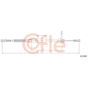 Tirette à câble, frein de stationnement COFLE