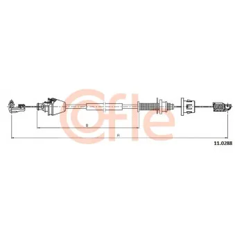 Câble d'accélération COFLE