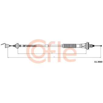 Tirette à câble, commande d'embrayage COFLE