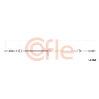 Tirette à câble, boîte de vitesse manuelle COFLE