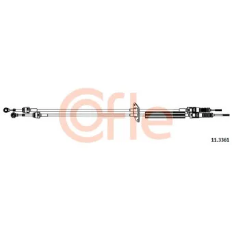 Tirette à câble, boîte de vitesse manuelle COFLE