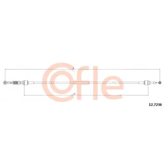 Tirette à câble, boîte de vitesse manuelle COFLE