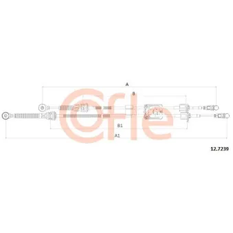 Tirette à câble, boîte de vitesse manuelle COFLE