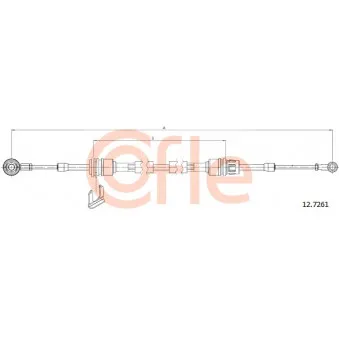 Tirette à câble, boîte de vitesse manuelle COFLE
