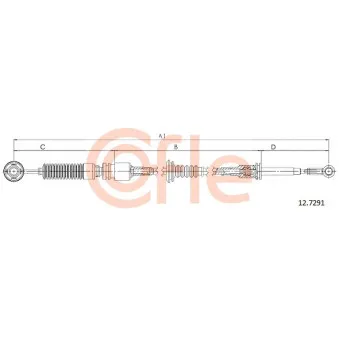 Tirette à câble, boîte de vitesse manuelle COFLE