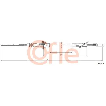 Tirette à câble, commande d'embrayage COFLE