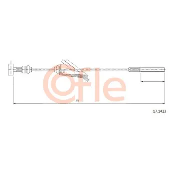 Tirette à câble, frein de stationnement COFLE