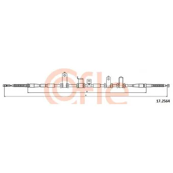 Tirette à câble, frein de stationnement COFLE