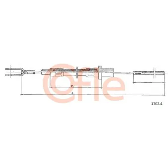 Tirette à câble, commande d'embrayage COFLE