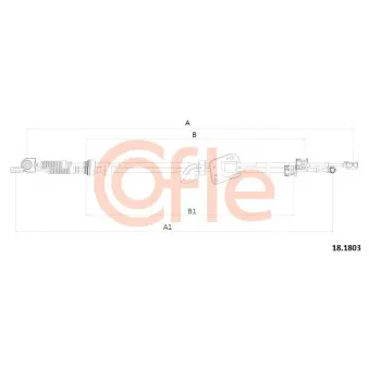 Tirette à câble, boîte de vitesse manuelle COFLE