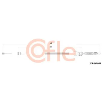 Tirette à câble, boîte de vitesse manuelle COFLE