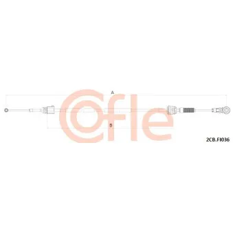 Tirette à câble, boîte de vitesse manuelle COFLE