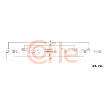 Tirette à câble, boîte de vitesse manuelle COFLE