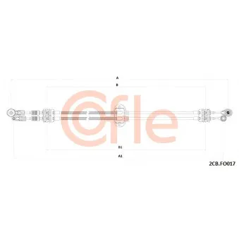 Tirette à câble, boîte de vitesse manuelle COFLE