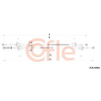 Tirette à câble, boîte de vitesse manuelle COFLE