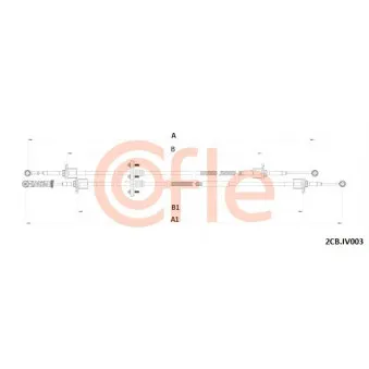 Tirette à câble, boîte de vitesse manuelle COFLE