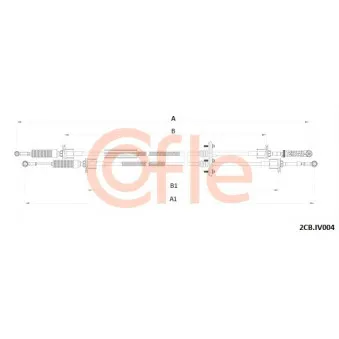 Tirette à câble, boîte de vitesse manuelle COFLE