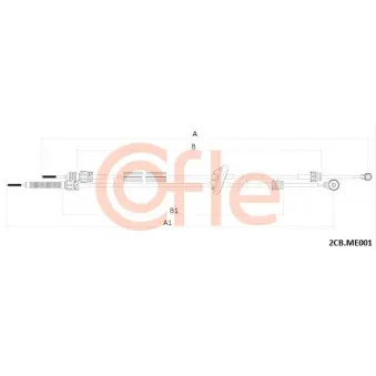 Tirette à câble, boîte de vitesse manuelle COFLE