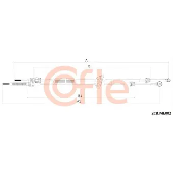 Tirette à câble, boîte de vitesse manuelle COFLE