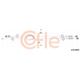 Tirette à câble, boîte de vitesse manuelle COFLE