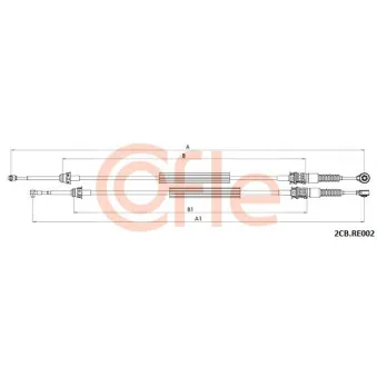 Tirette à câble, boîte de vitesse manuelle COFLE