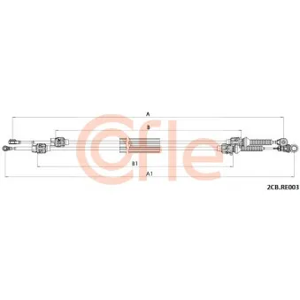 Tirette à câble, boîte de vitesse manuelle COFLE
