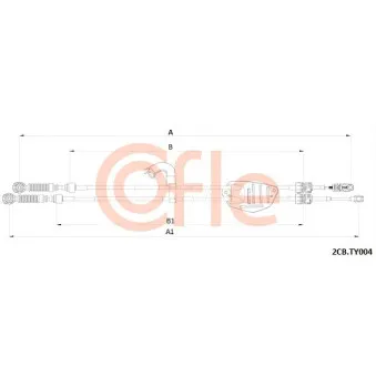 Tirette à câble, boîte de vitesse manuelle COFLE