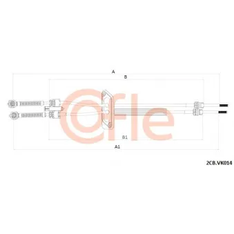 Tirette à câble, boîte de vitesse manuelle COFLE