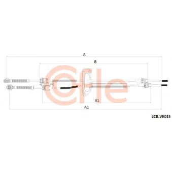 Tirette à câble, boîte de vitesse manuelle COFLE