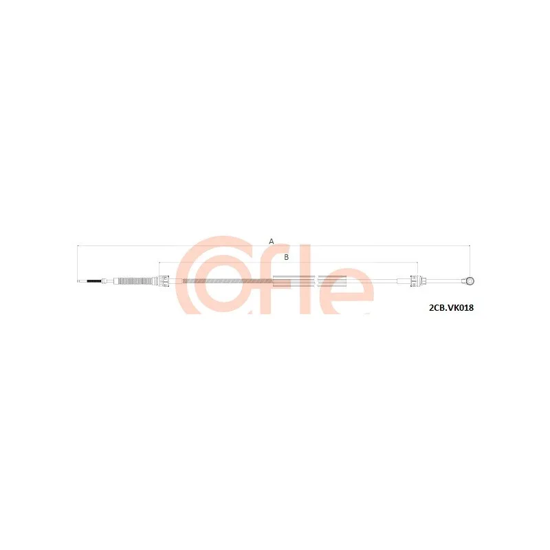 Tirette à câble, boîte de vitesse manuelle COFLE 92.2CB.VK018