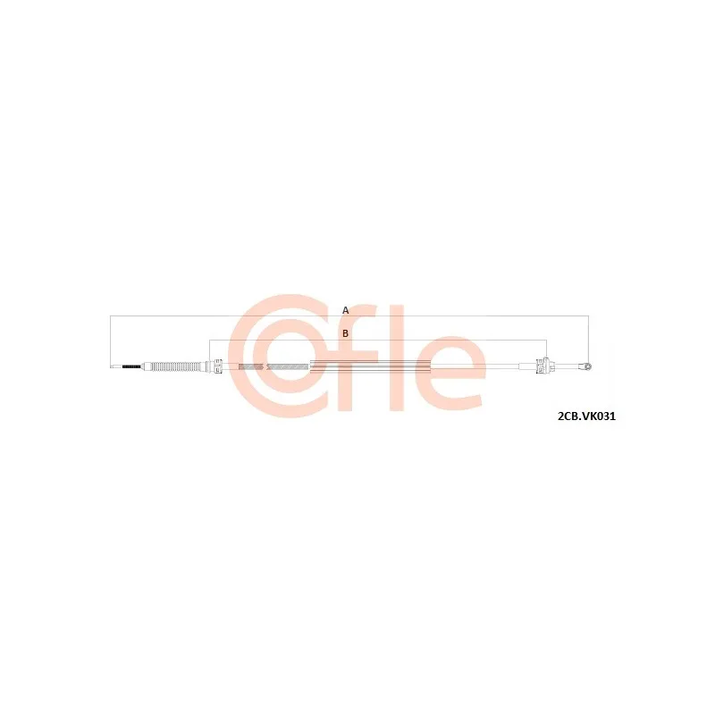 Tirette à câble, boîte de vitesse manuelle COFLE 92.2CB.VK031