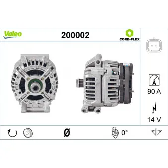 Alternateur VALEO 200002