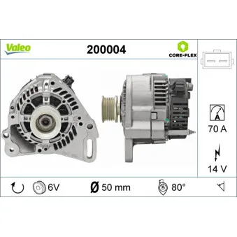 Alternateur VALEO 200004