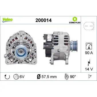 Alternateur VALEO 200014