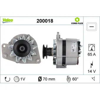 Alternateur VALEO 200018