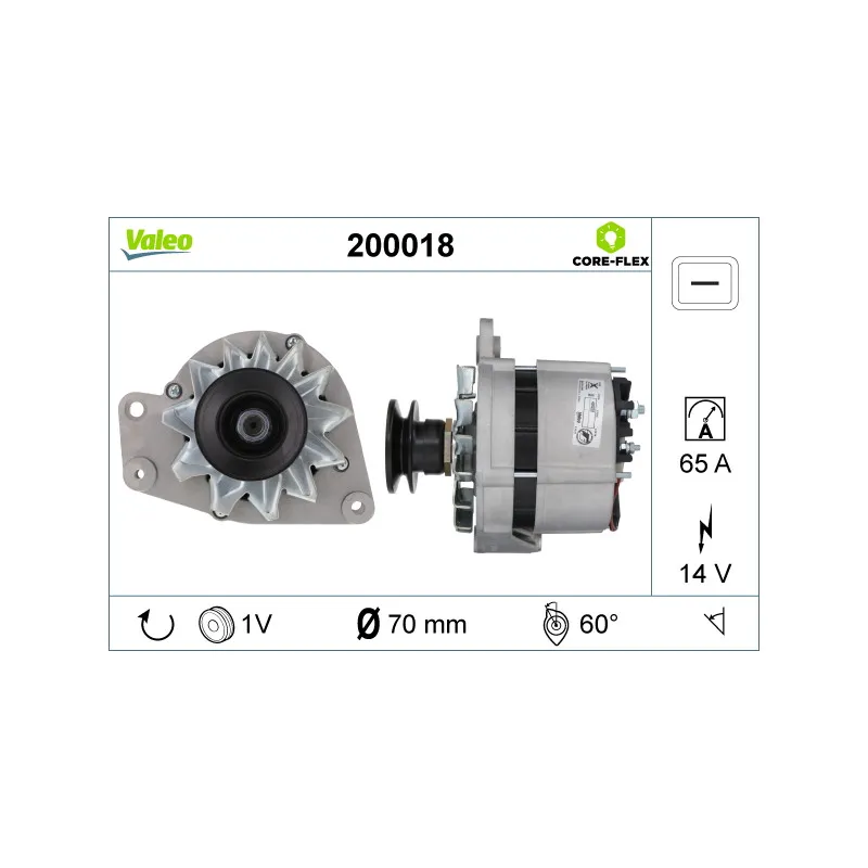 Alternateur VALEO 200018