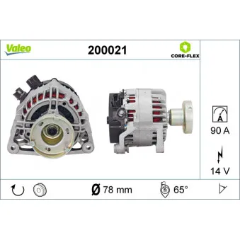 Alternateur VALEO 200021