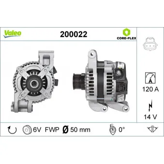 Alternateur VALEO 200022