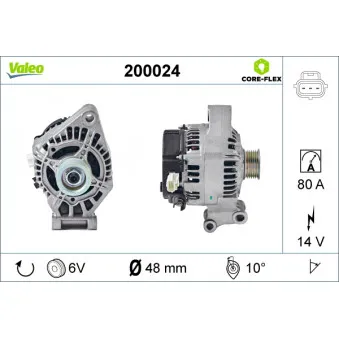 Alternateur VALEO 200024