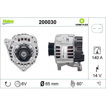 Alternateur VALEO 200030