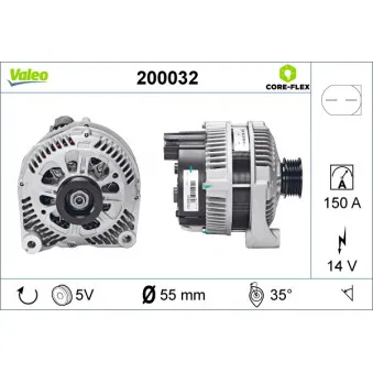 Alternateur VALEO 200032