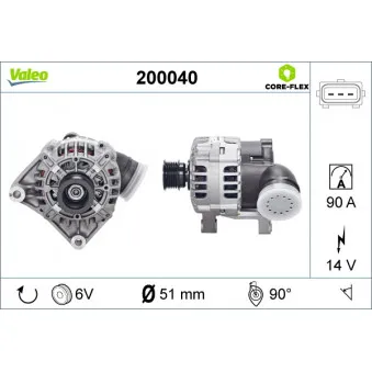 Alternateur VALEO 200040