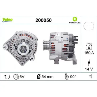 Alternateur VALEO 200050