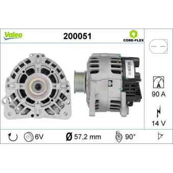 Alternateur VALEO 200051