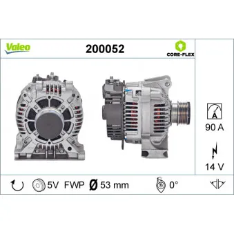 Alternateur VALEO 200052