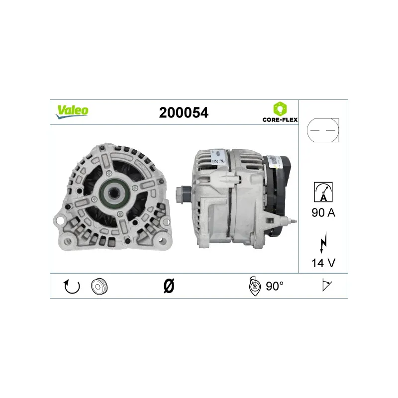Alternateur VALEO 200054